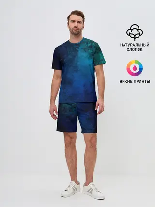 Мужской костюм с шортами / Абстракция