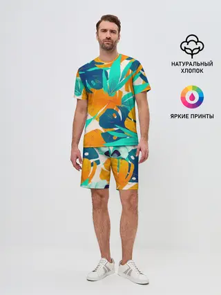 Мужской костюм с шортами / Тропики