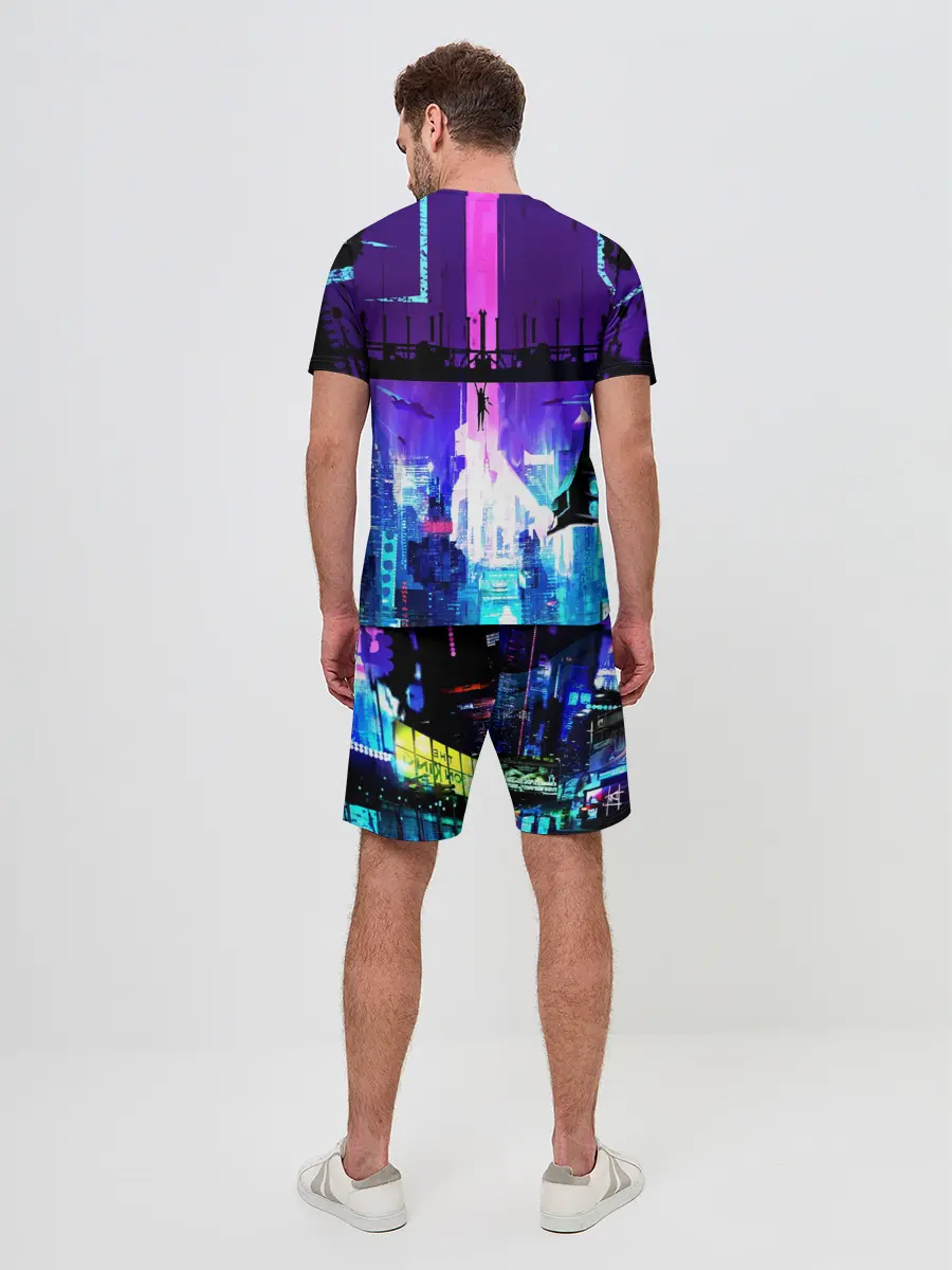 Мужской костюм с шортами / CYBERPUNK