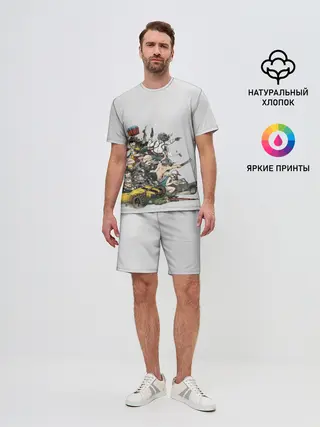 Мужской костюм с шортами / Погоня