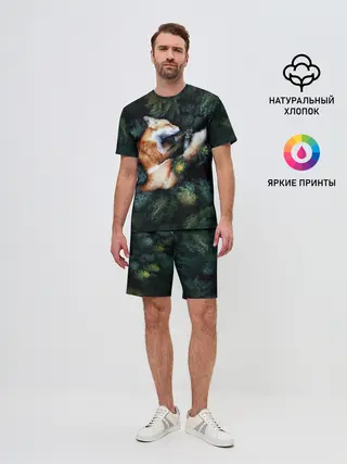 Мужской костюм с шортами / Лисичка в Лесу