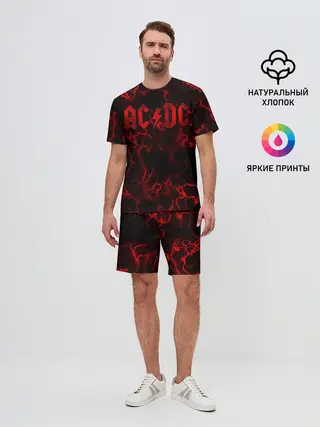 Мужской костюм с шортами / AC/DC