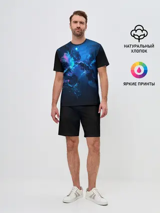 Мужской костюм с шортами / КОСМОС