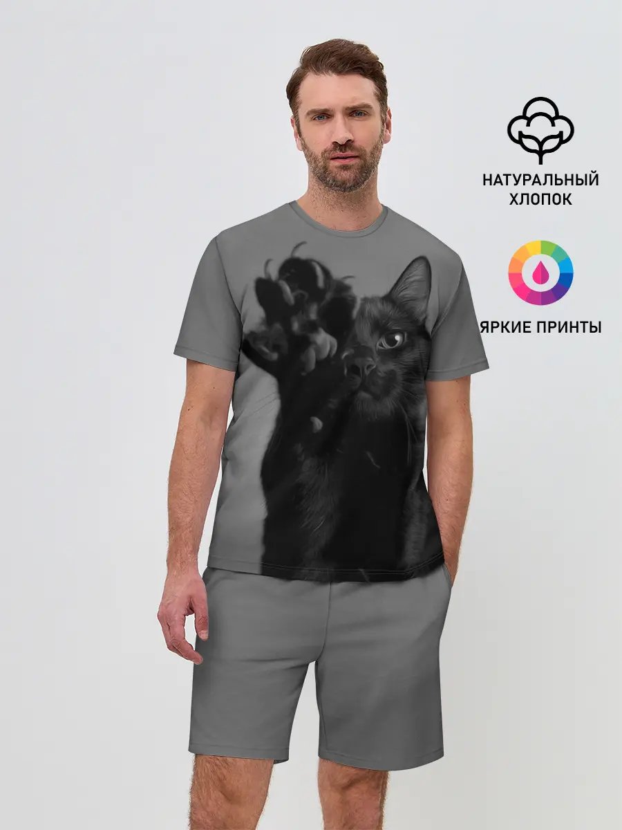 Мужской костюм с шортами / Котик