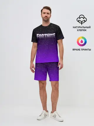 Мужской костюм с шортами / FORTNITE SPACE