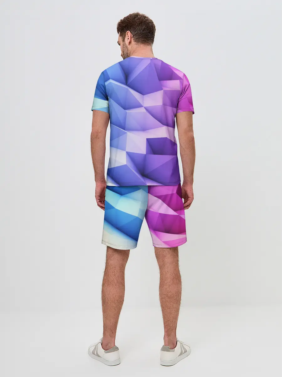 Мужской костюм с шортами / Текстура