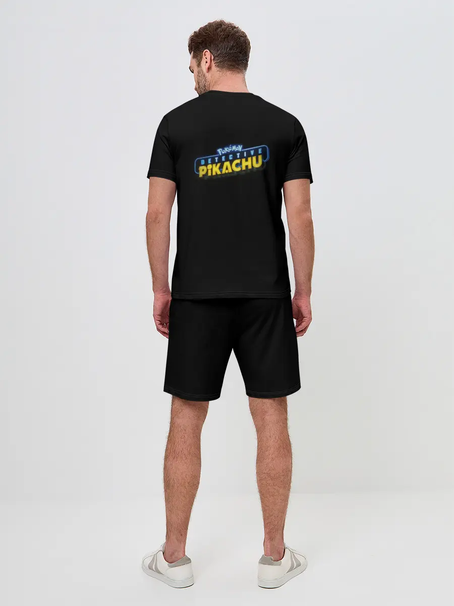 Мужской костюм с шортами / Покемон. Детектив Пикачу