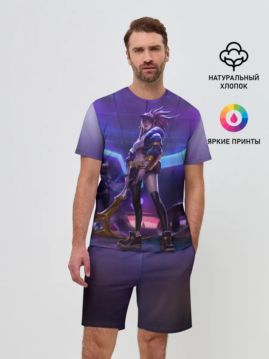 Мужской костюм с шортами / Akali. KDA