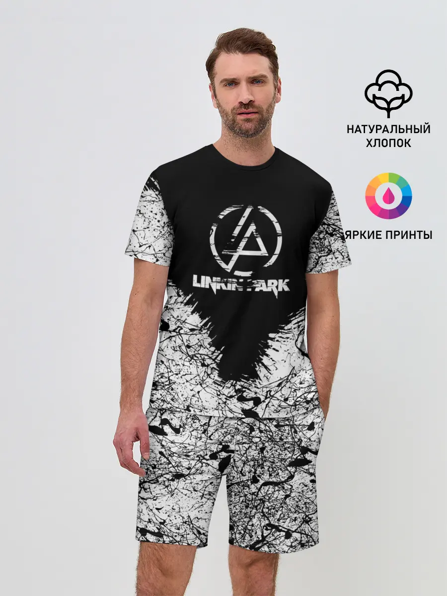 Мужской костюм с шортами / Linkin Park #1