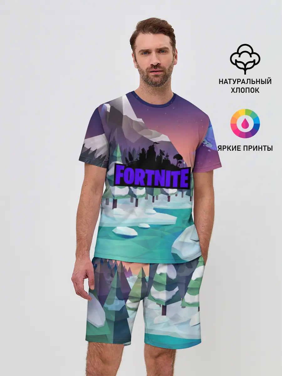 Мужской костюм с шортами / fortnite