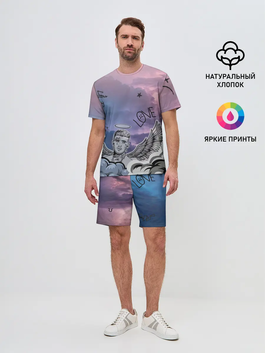 Мужской костюм с шортами / Lil Peep