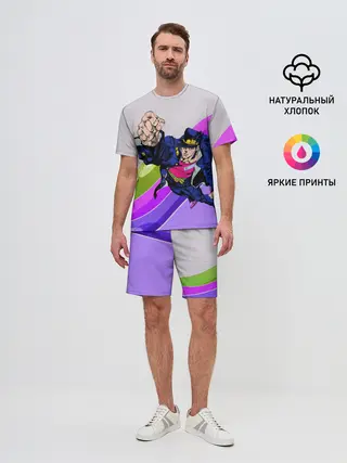 Мужской костюм с шортами / Jojo Jotaro