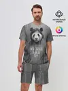 Мужской костюм с шортами / Панда