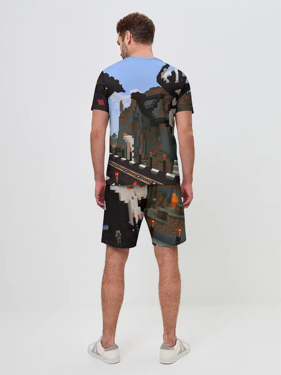 Мужской костюм с шортами / Minecraft