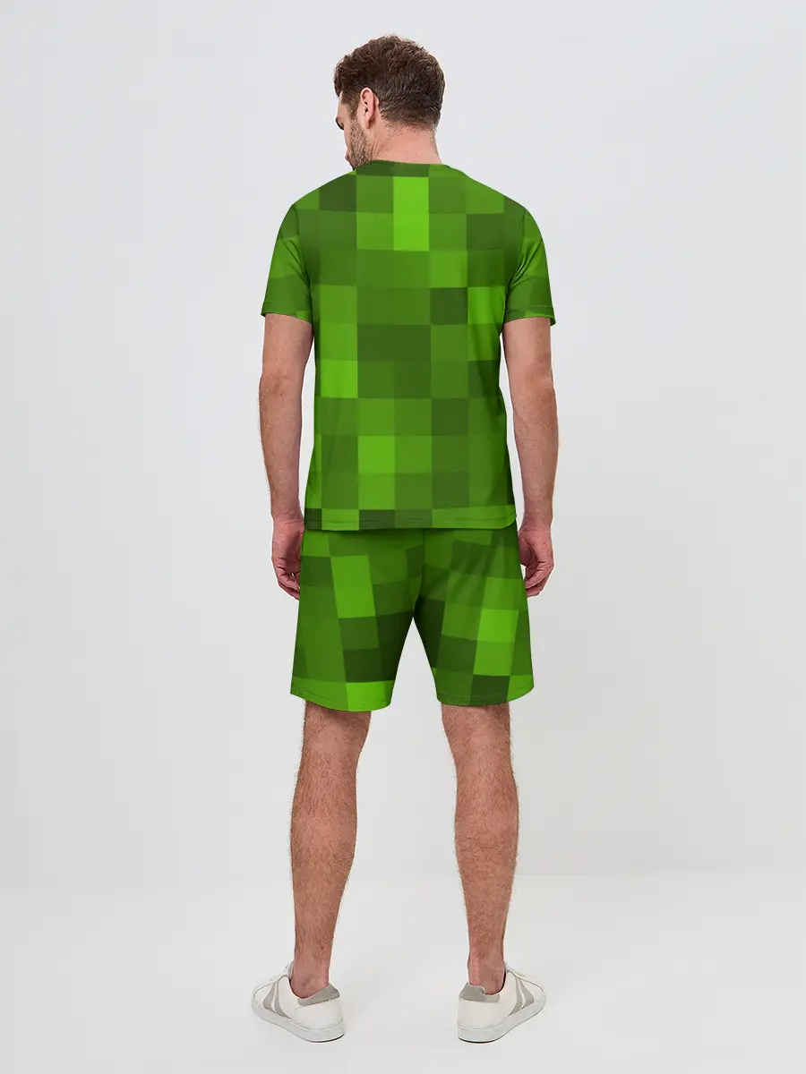 Мужской костюм с шортами / Minecraft
