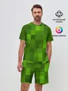 Мужской костюм с шортами / Minecraft