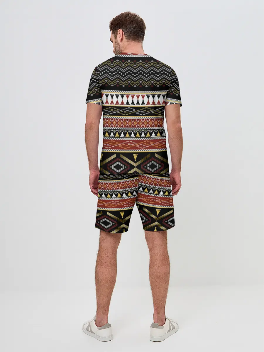 Мужской костюм с шортами / Этническая африка