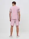 Мужской костюм с шортами / Lil Peep pink pattern