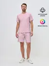 Мужской костюм с шортами / Lil Peep pink pattern
