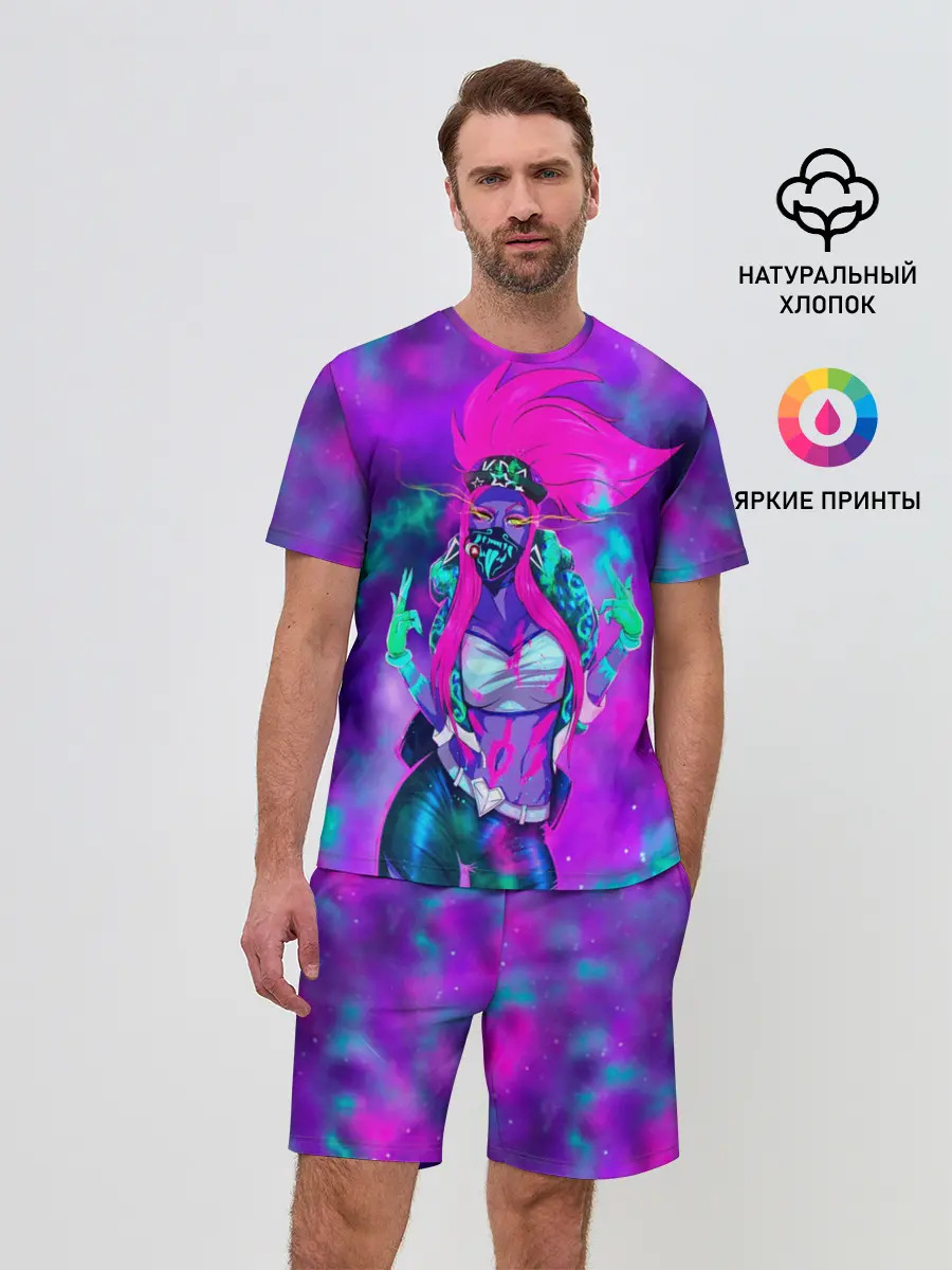 Мужской костюм с шортами / Akali. KDA