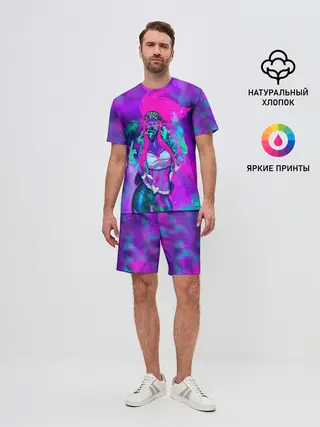 Мужской костюм с шортами / Akali. KDA