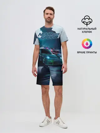 Мужской костюм с шортами / Need for Speed