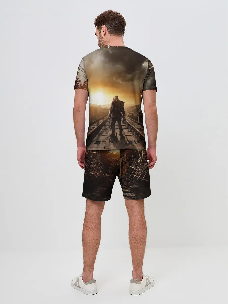 Мужской костюм с шортами / Metro 2033 постапокалипсис