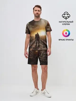 Мужской костюм с шортами / Metro 2033 постапокалипсис