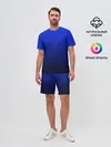 Мужской костюм с шортами / CARBON BLUE | СИНИЙ КАРБОН
