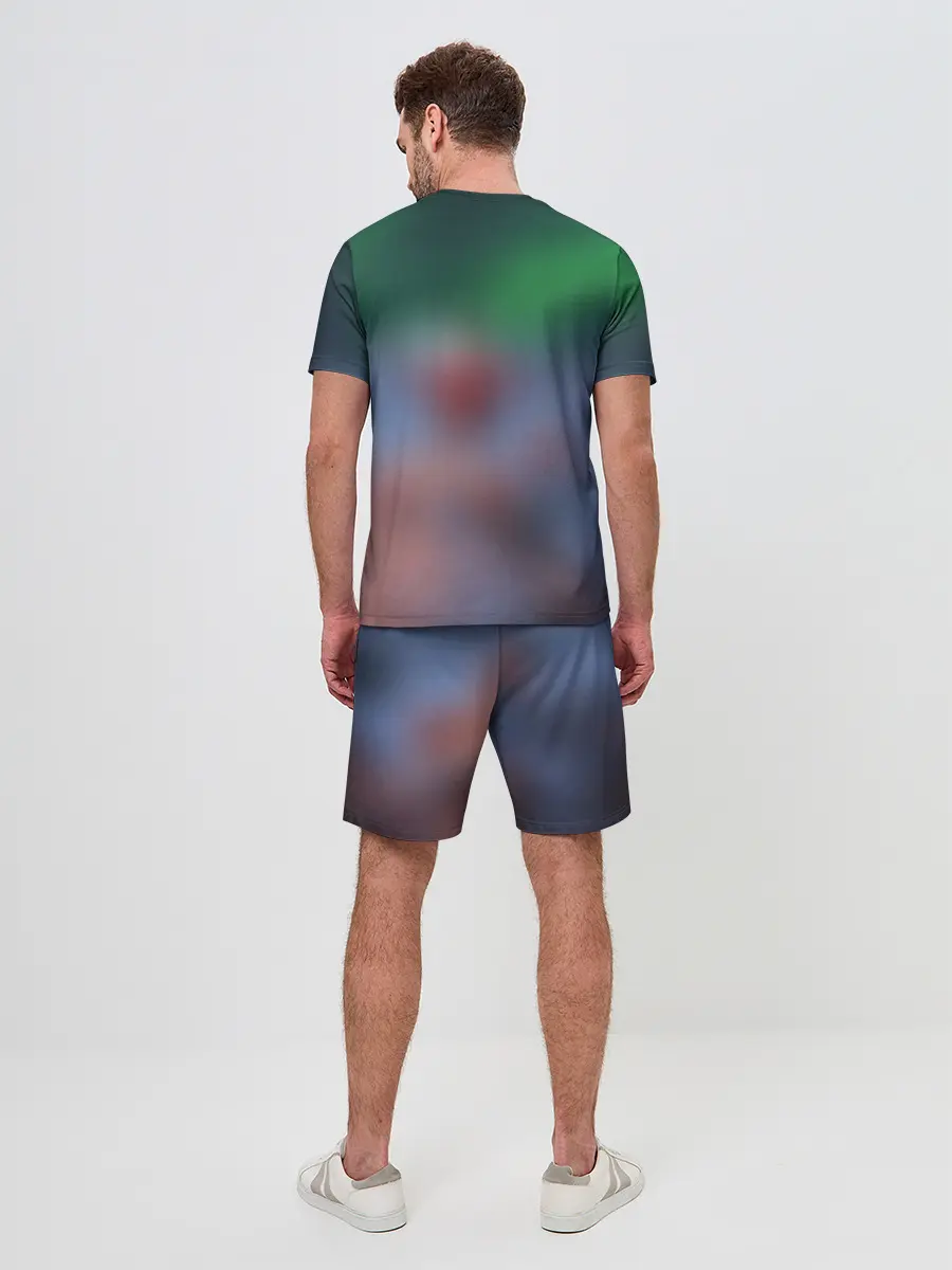 Мужской костюм с шортами / Дед мороз и снеговики-зомби