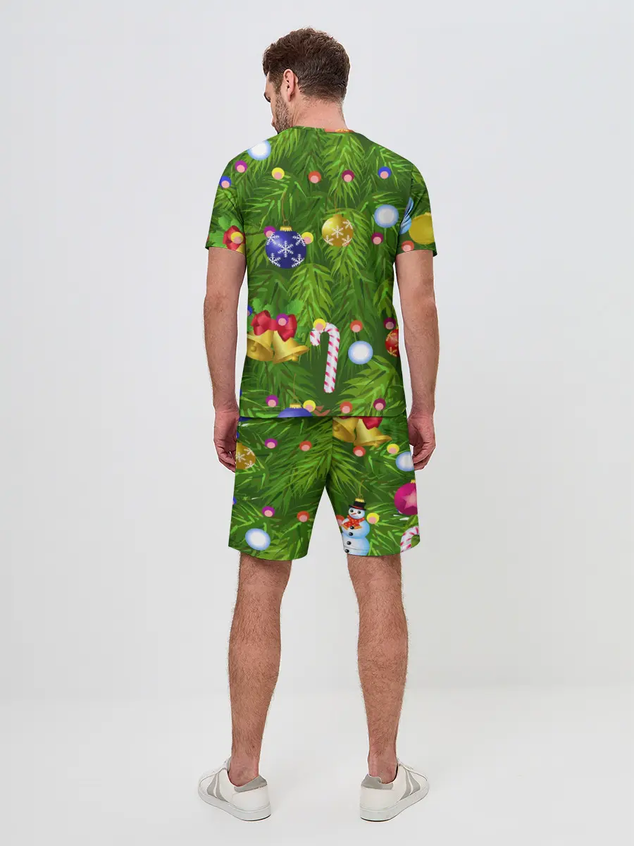 Мужской костюм с шортами / Ёлка новогодняя