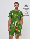 Мужской костюм с шортами / Ёлка новогодняя