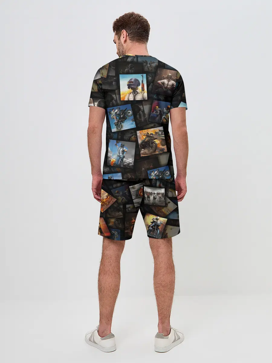 Мужской костюм с шортами / PUBG