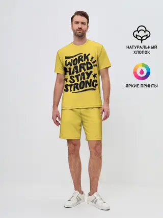 Мужской костюм с шортами / Work hard