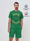 Мужской костюм с шортами / Resting Grinch Face