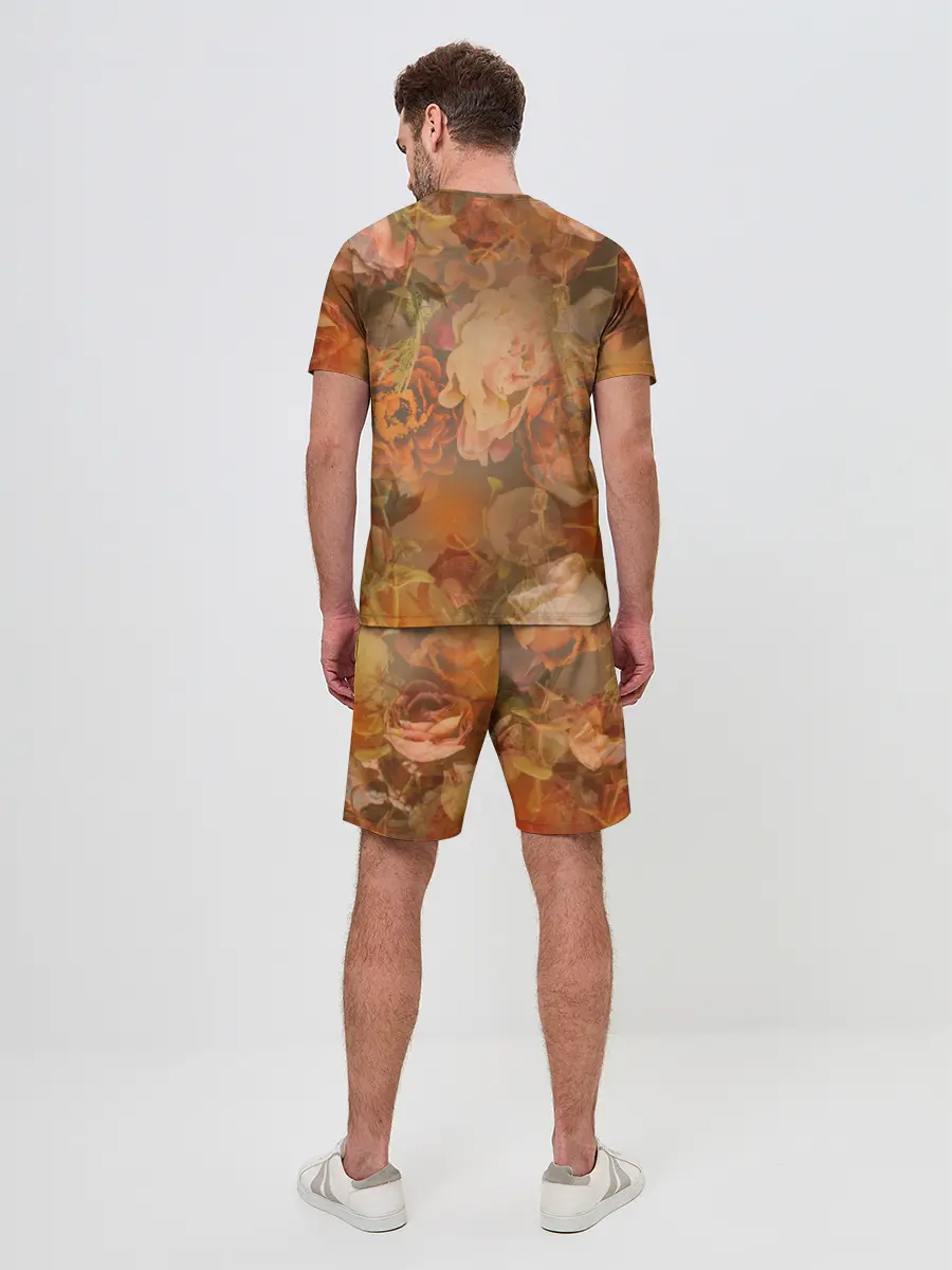 Мужской костюм с шортами / Lil Peep rose