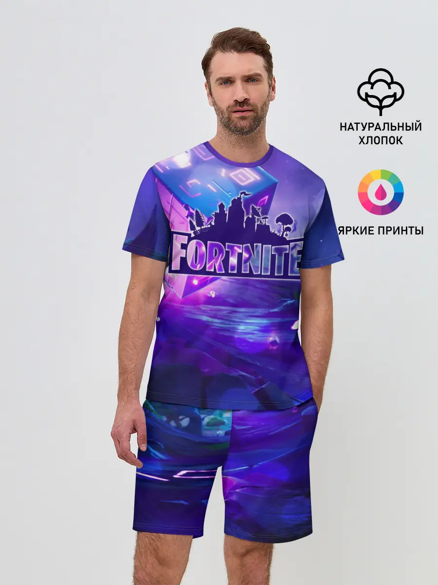 Мужской костюм с шортами / Fortnite