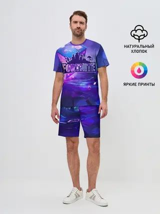 Мужской костюм с шортами / Fortnite