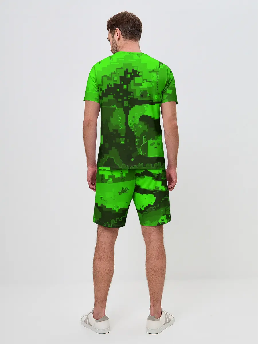 Мужской костюм с шортами / Minecraft