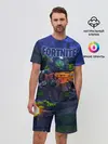 Мужской костюм с шортами / Fortnite