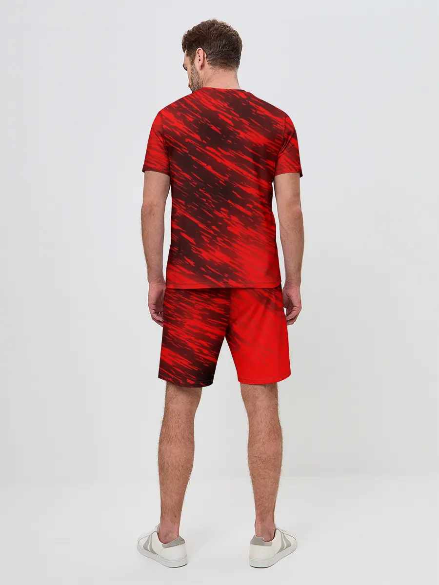Мужской костюм с шортами / RED FIRE STORM