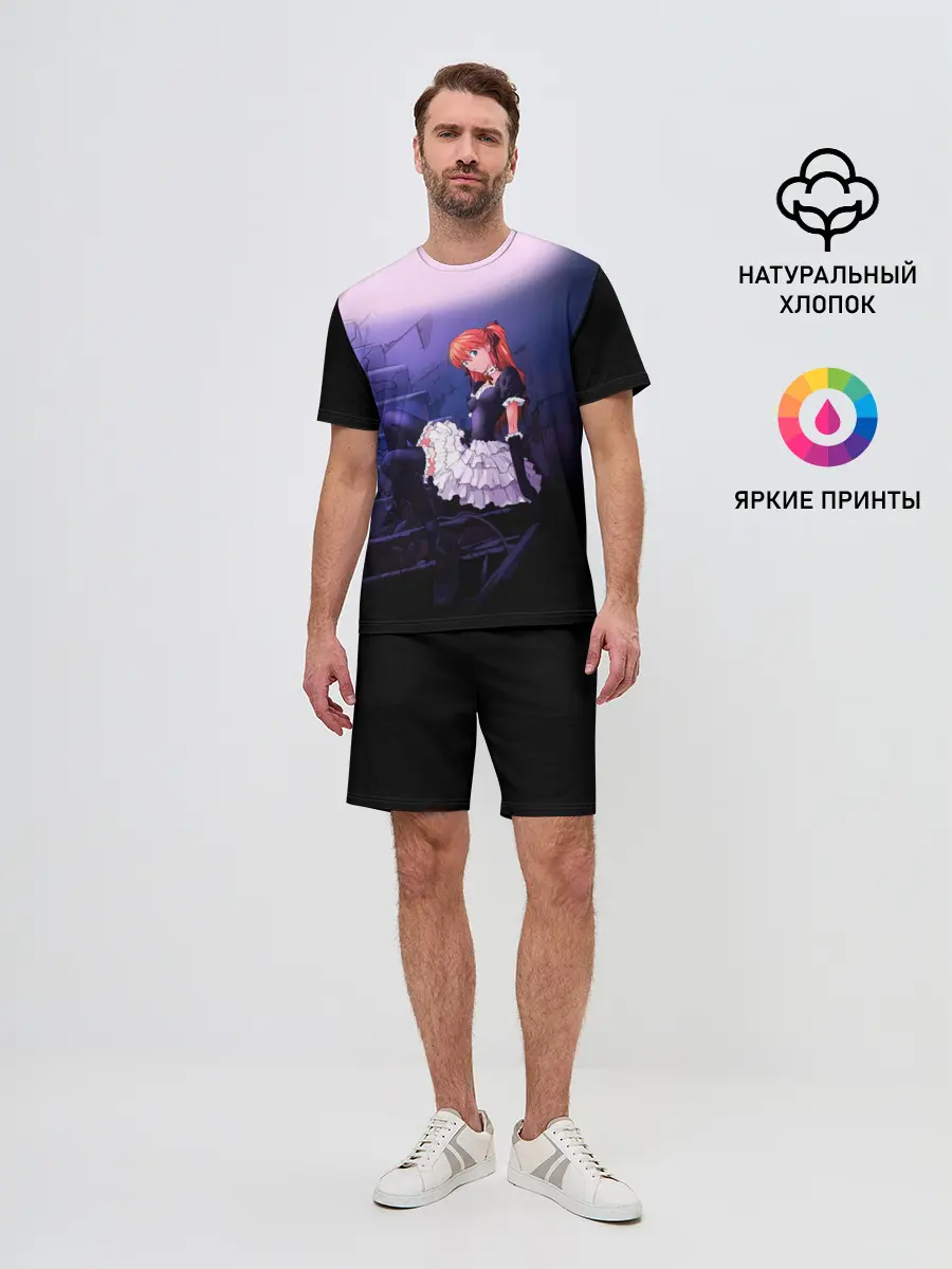 Мужской костюм с шортами / АСКА ЛЭНГЛИ горничная