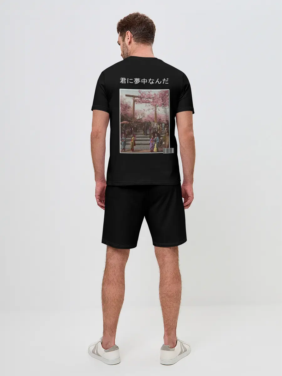 Мужской костюм с шортами / самурай 404