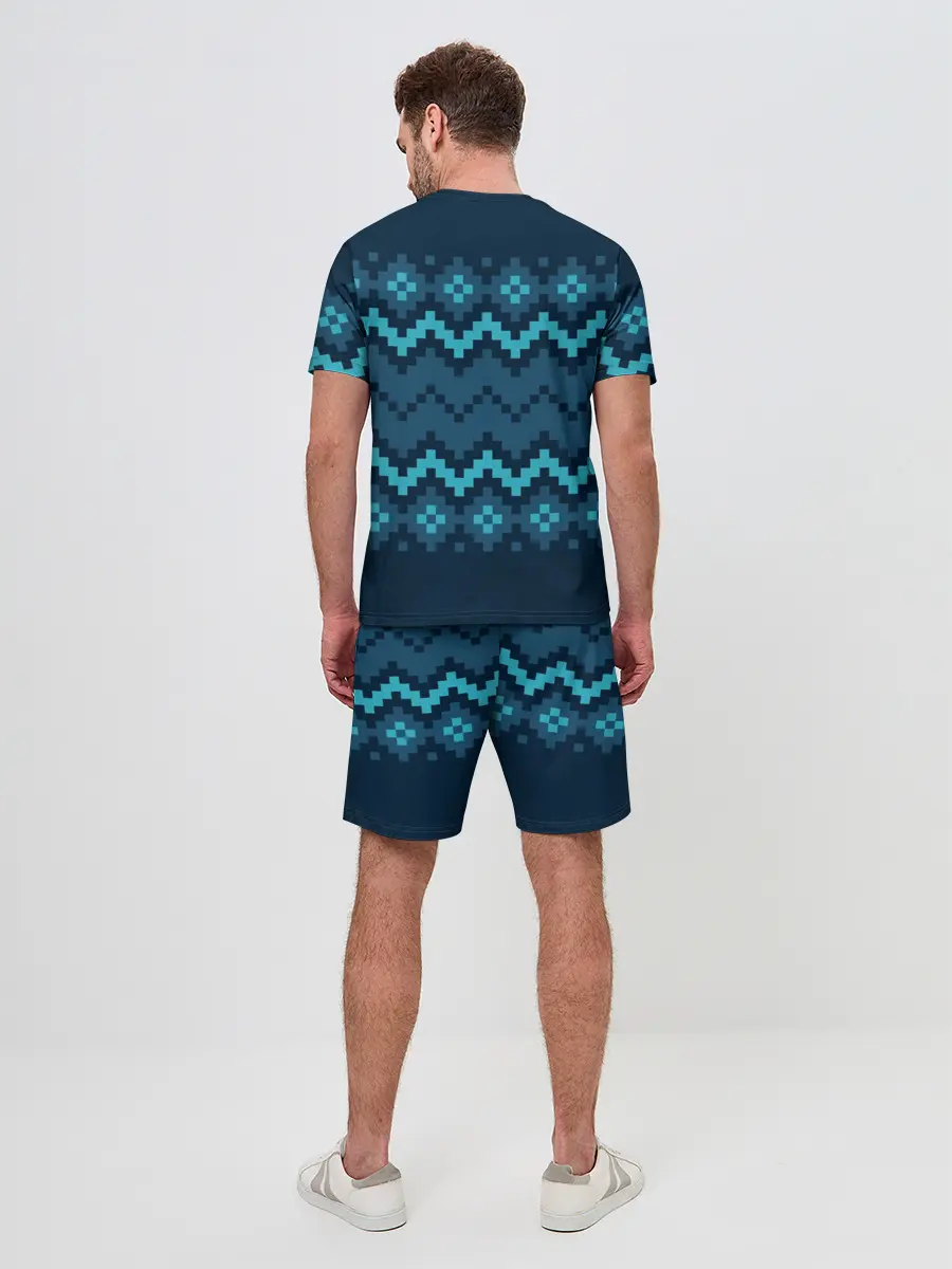 Мужской костюм с шортами / Марио Санта Клаус