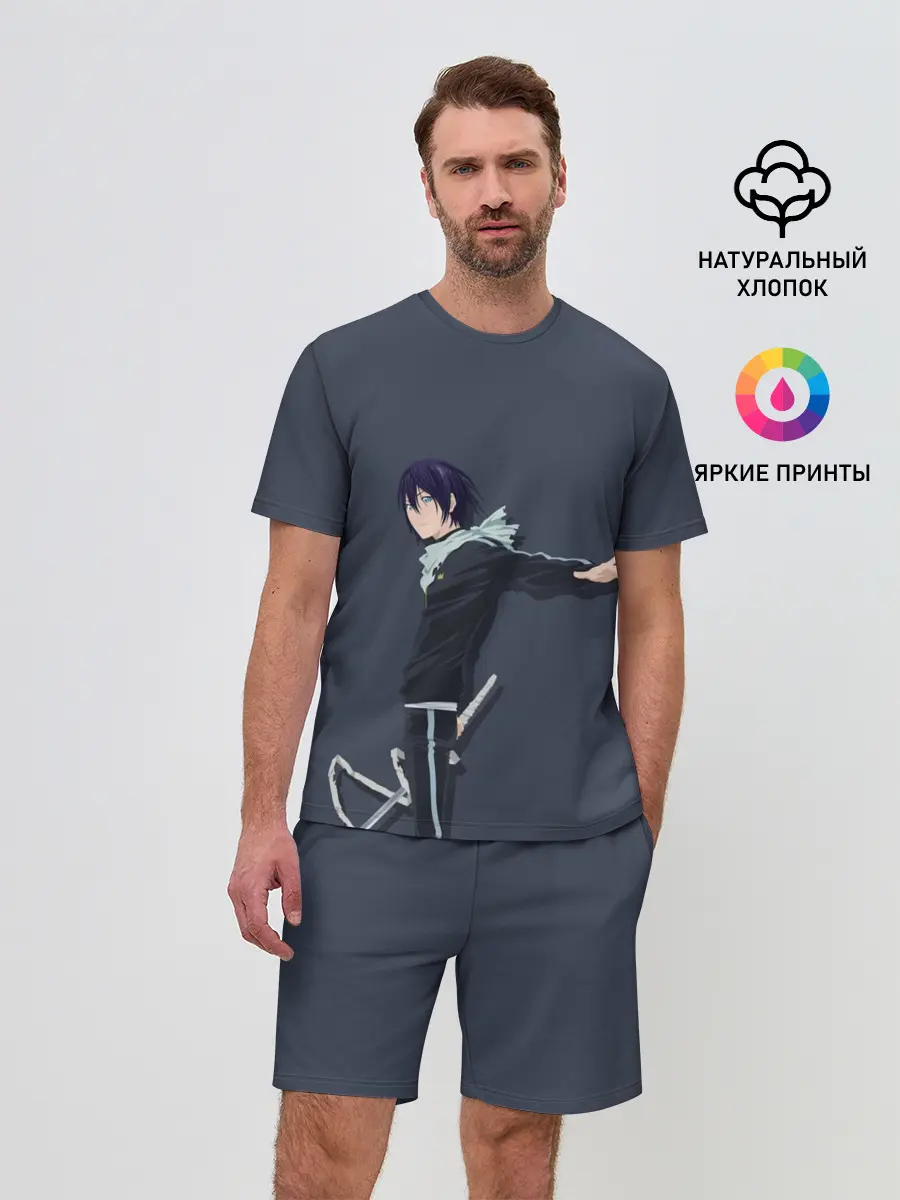 Мужской костюм с шортами / Ято с мечом