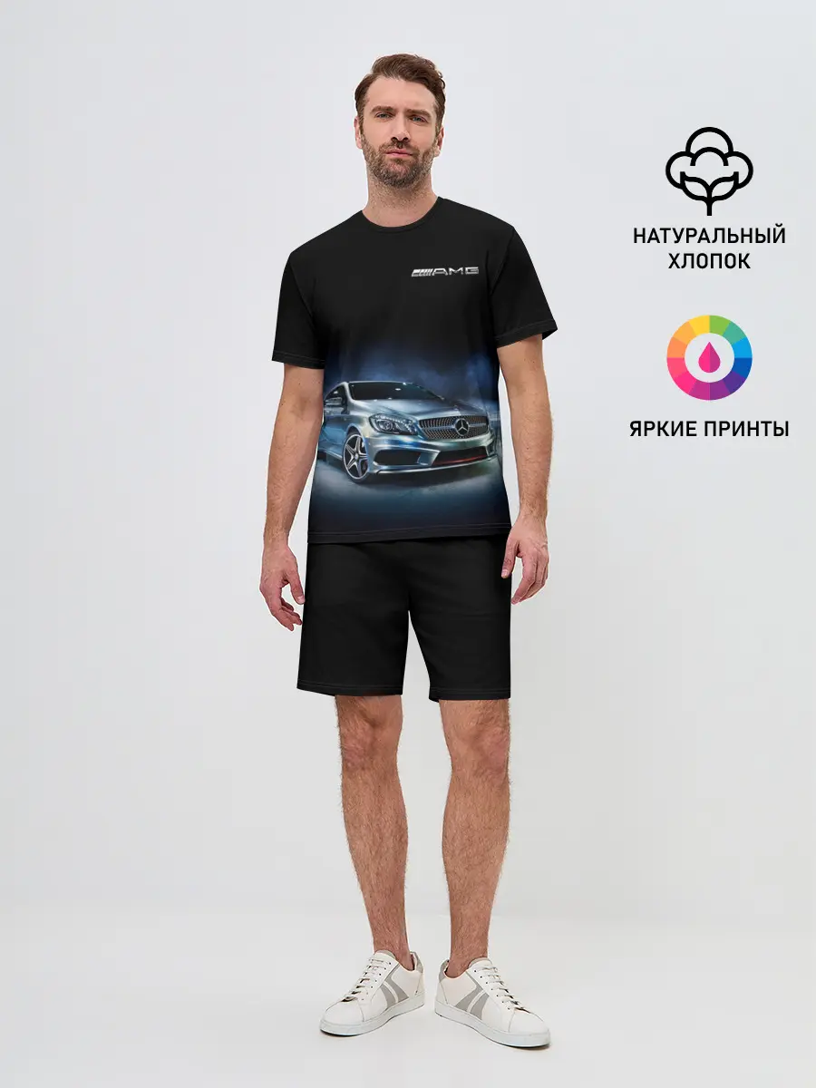 Мужской костюм с шортами / Mercedes AMG
