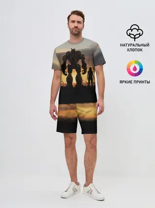 Мужской костюм с шортами / Бамблби и Чарли на закате