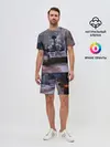 Мужской костюм с шортами / Танк в засаде