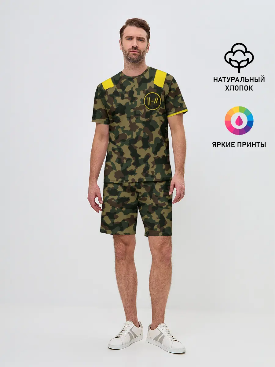 Мужской костюм с шортами / Twenty One Pilots - Jumpsuit