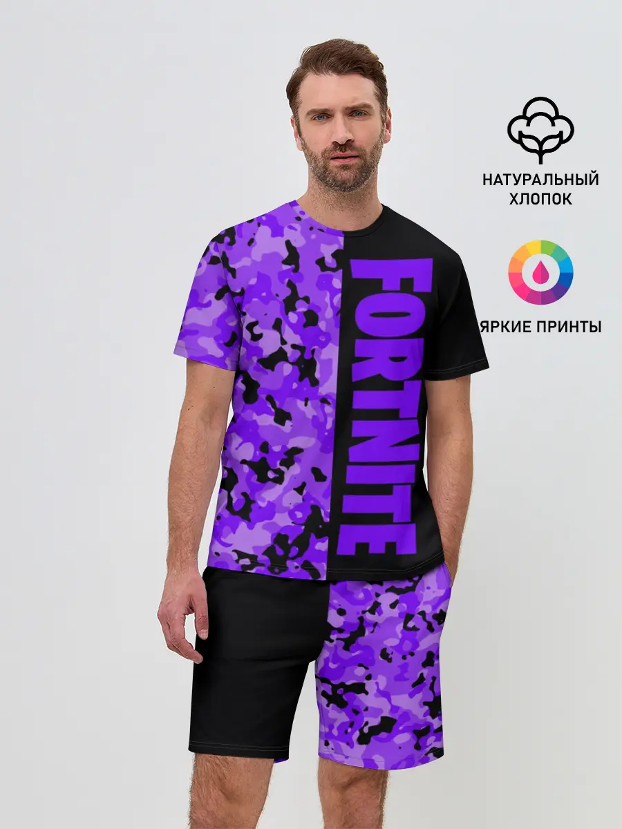 Мужской костюм с шортами / Fortnite